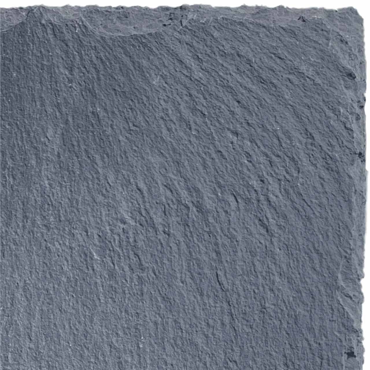 Madog Grey roofing slate close up, showing the slates texture in detail.