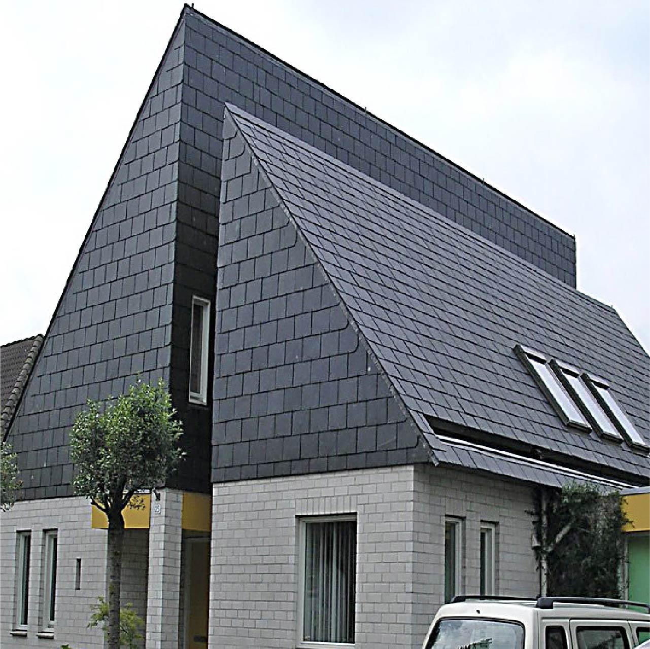 Conwy blue slate roof, Roofing Slate Direct